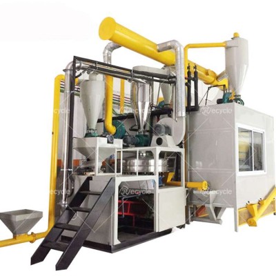 Environmental aluminum composite panel recycling machine