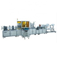 Automatic Folding type N95 mask machine /N95 Cup Face Mask After Process Making Machine with Earloop Welding to Finishing