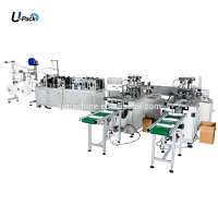 STOCK full automatic double lines Mask machine Automatic face mask machine Flat mask making machine 1+2 mask machine line