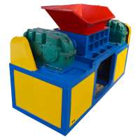 hot sale mini metal shredder machine/double shaft shredder